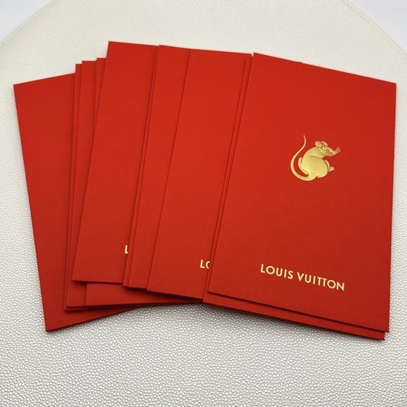 Louis Vuitton Red Envelopes in Box - Picture 7 of 9
